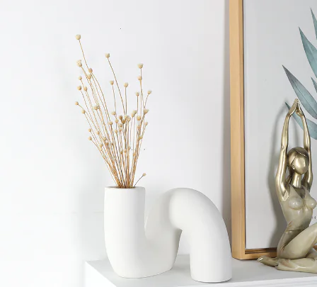 Twisted Ceramic Vase