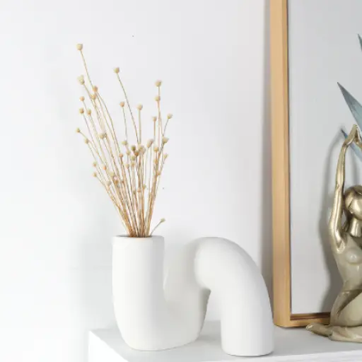 Twisted Ceramic Vase
