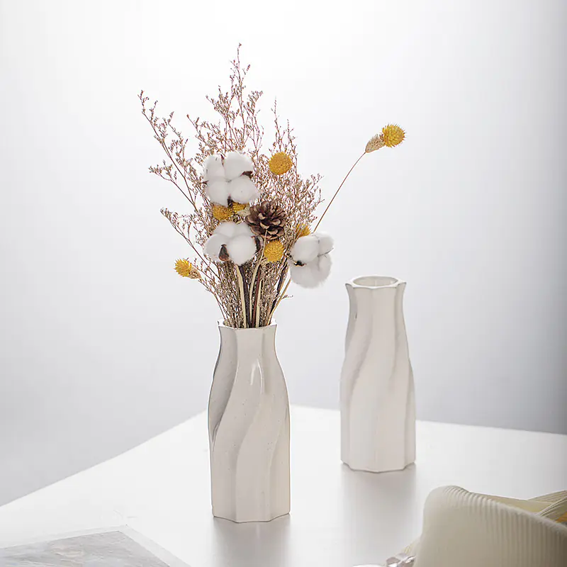 Spiral Ceramic Vase — view 3